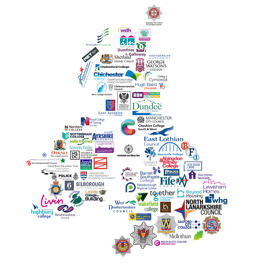 Gauge UK Client Map